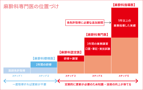 ご麻酔の位置づけ